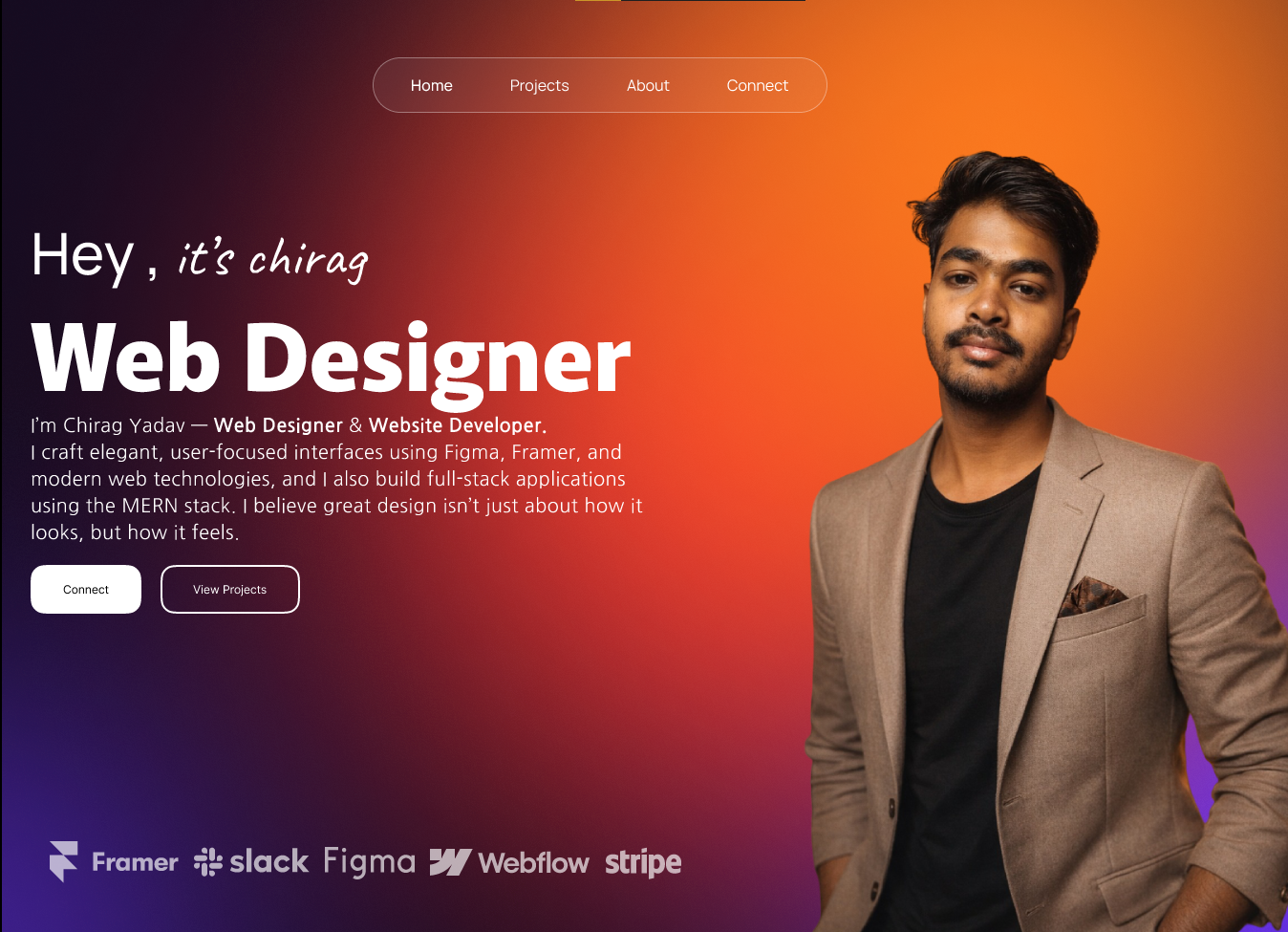 Personal Portfolio — Figma Design
